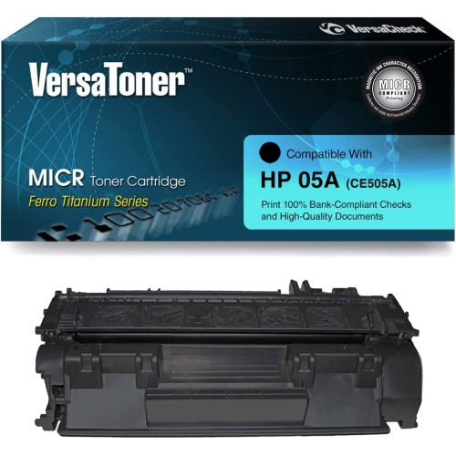HP # 05A CE505A MICR Toner Cartridge for Check Printing - Compatible with LaserJet P2035, 2055