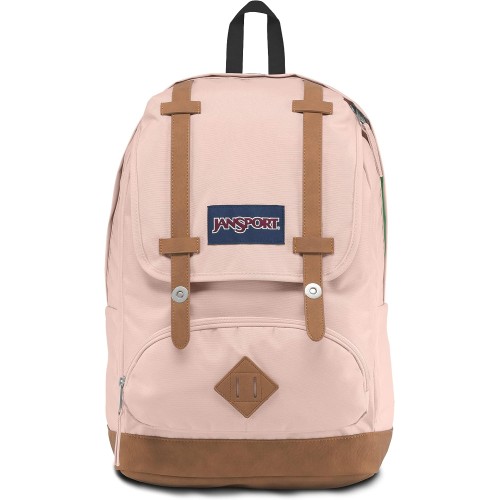JanSport Cortlandt Laptop Backpack, Misty Rose, 15” Laptop Sleeve-Synthetic Leather Shoulder Computer Bag