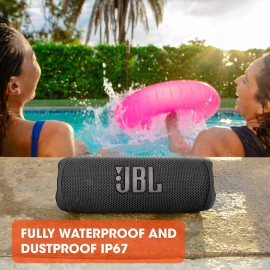 JBL Flip 6 - Portable Bluetooth Speaker, powerful sound and deep bass, IPX7 waterproof, 12 hours of playtime, JBL PartyBoost for multiple speaker pairing for home, outdoor and travel  - squad