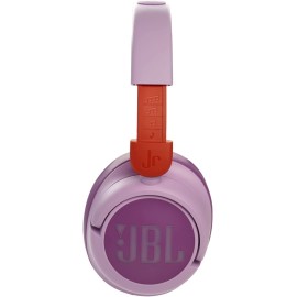 JBL JR 460NC Wireless Noise Canceling On-Ear Headphones for Kids, Up to 30 Hours Playtime and JBL Safe Sound - Pink