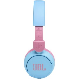 JBL JR310BT Ultra Portable Kids Wireless On-Ear Headphones with Safe Sound, Built-In Mic, 30 Hours Battery, Soft Padded Headband and Ear Cushion - Blue, JBLJR310BTBLU
