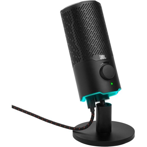 JBL Quantum Stream: Dual Pattern Premium USB Microphone for Streaming, Recording and Gaming