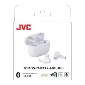 Jvc Ultra-Compact Ie Bluetooth® Earbuds, True Wireless With Charging Case (Coconut White)