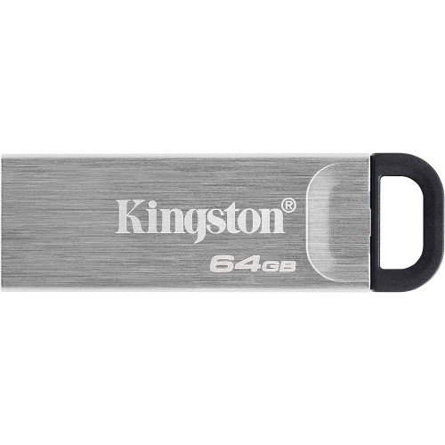 Kingston DataTraveler Kyson 64GB High Performance USB 3.2 Metal Flash Drive | Speeds up to 200MB/s | DTKN/64GB