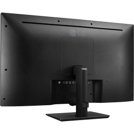 LG Monitor UHD 43" (3840 X 2160) IPS Display, USB Type-C, HDR10, 4 HDMI inputs, Multi-Tasking 10w x 2ch Built-in Speakers - Black