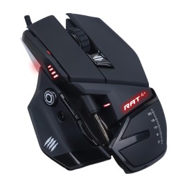Mad Catz R.A.T. 4+ Optical Corded Gaming Mouse, Black