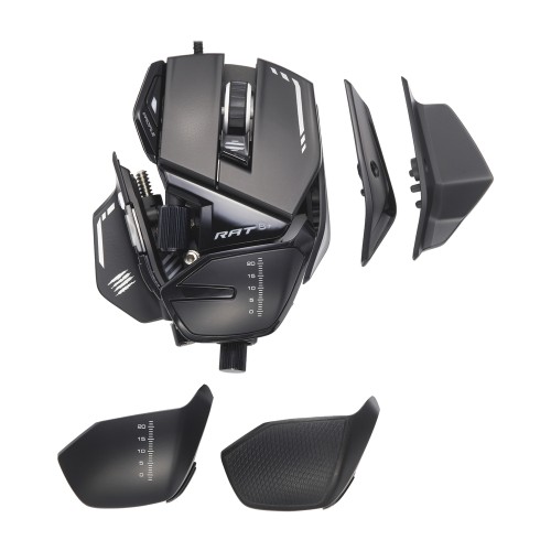 Mad Catz R.A.T. 8+ Fully Adjustable Corded Gaming Mouse, Black