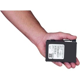 Manhattan Hi-Speed USB 2.0 2.5-Inch SATA Drive Enclosure Black, Silicone (130103)