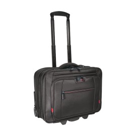 Mobile Edge Professional Rolling Case For Laptops Up To 17.3-In., Black
