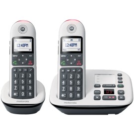 Motorola Cd5 Series Digital Cordless Telephone With Answering Machine (2 Handsets)