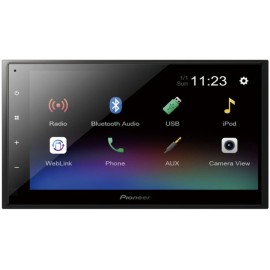 Pioneer Dmh-340Ex 6.8-Inch Double-Din Digital Receiver With Bluetooth