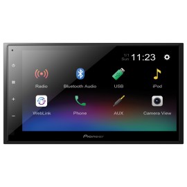 Pioneer Dmh-340Ex 6.8-Inch Double-Din Digital Receiver With Bluetooth
