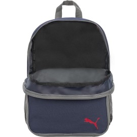 PUMA unisex child Evercat & Lunch Kit Combo Backpack, Navy/Red/White, Youth Size US
