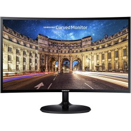 SAMSUNG LC24F392FHNXZA 24-inch Curved LED Gaming Monitor (Super Slim Design), 60Hz Refresh Rate w/AMD FreeSync Game Mode