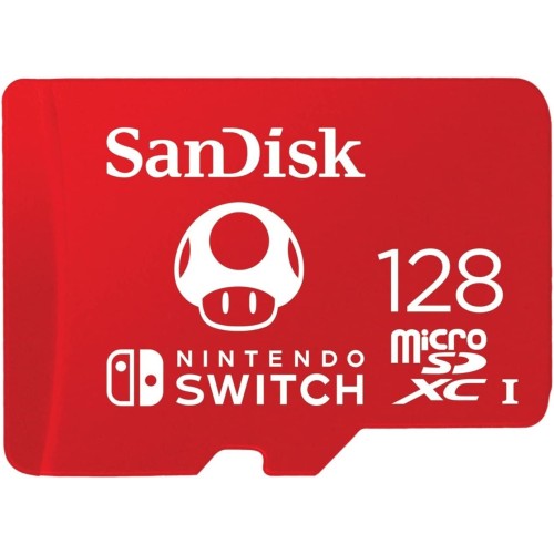 SanDisk - Flash memory card - microSDXC UHS-I Memory Card - 128 GB - Nintendo