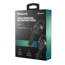 Skullcandy Indy Anc Noise-Canceling Earbuds, True Wireless With Charging Case (Black)
