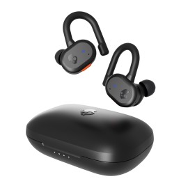 Skullcandy Push Active In-Ear True Wireless Stereo Bluetooth Earbuds With Microphone (True Black/Orange)