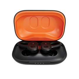 Skullcandy Push Active In-Ear True Wireless Stereo Bluetooth Earbuds With Microphone (True Black/Orange)