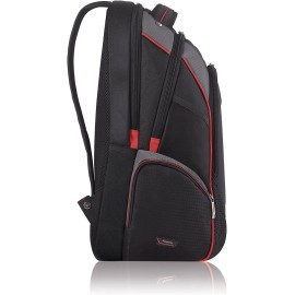 Solo New York Launch 17.3-Inch Laptop Backpack with Hardshell Front Pocket, Black