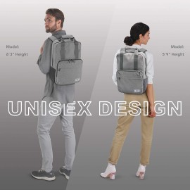 Solo Re:Claim 15.6 Inch Laptop Backpack, Grey, One Size