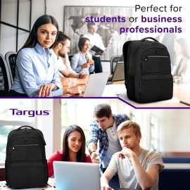 Targus Classic Slim Business Professional Travel and Commuter Bag for 16-Inch Laptop, Black (TCT027US)