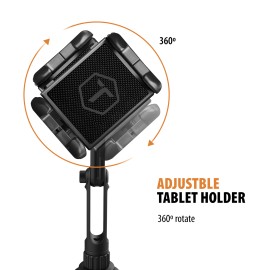 Toughtested 360° Rotatable Tablet And Gps Boom Mount For 13-Inch Tablets