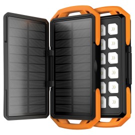 Toughtested Dual-Solar Switchback 10,000 Mah Power Bank
