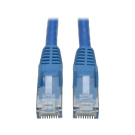 Tripp Lite Cat-6 Gigabit Snagless Rj45 M/M Ethernet Cable, Blue, 15-Ft.