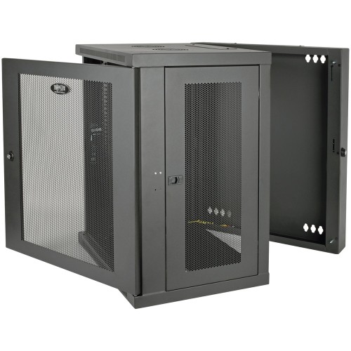 Tripp Lite Smartrack® 15U Low-Profile Switch-Depth Wall-Mount Rack Enclosure Cabinet