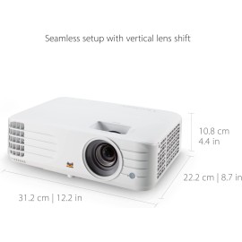 ViewSonic PX701HDH 1080p Projector, 3500 Lumens, Supercolor, Vertical Lens Shift, Dual HDMI, 10w
