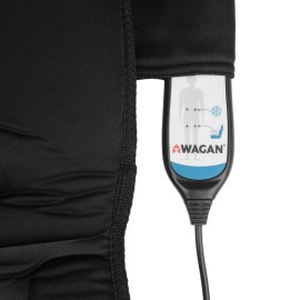 Wagan Tech 12-Volt Infra-Heat Massage Magnetic Cushion, Universal Fit, With Ac Adapter
