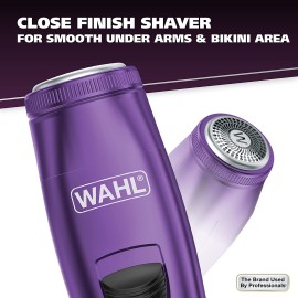 Wahl Pure Confidence Rechargeable Electric Trimmer, Shaver, & Detailer for Smooth Shaving & Trimming of The Face, Underarm, Eyebrows, & Bikini Areas