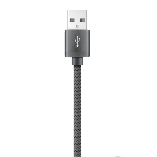 Xyst Charge And Sync Usb To Micro Usb Braided Cable, 10 Ft. (Black)