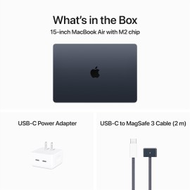 Apple 2023 MacBook Air Laptop with M2 chip: 15.3-inch Liquid Retina Display, 8GB Unified Memory, 256GB SSD Storage