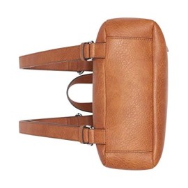 Calvin Klein Reyna Novelty Key Item Flap Backpack, Caramel Combo, One Size
