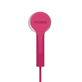 Koss Keb9I Earbuds With Microphone And In-Line Remote (Pink)
