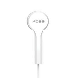 Koss Keb9I Earbuds With Microphone And In-Line Remote (White)