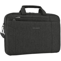 KROSER Laptop Bag 15.6 Inch Briefcase Shoulder Bag Water Repellent Laptop Bag - Charcoal Black
