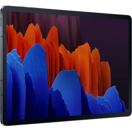 SAMSUNG Galaxy Tab S7+ Plus 12.4” 128GB Android Tablet w/ S Pen Included, Edge-to-Edge Display  Mystic Black