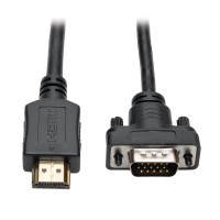 Tripp Lite Hdmi To Low-Profile Hd15 Vga M/M Active Adapter Cable, 6-Ft.