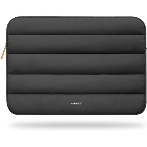 Vandel Puffy 15-16 Inch Black Laptop Sleeve, MacBook Pro 16 Inch Case, Computer Sleeve