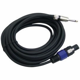 12-Gauge Professional Speaker Cable Compatible With Speakon (30Ft)