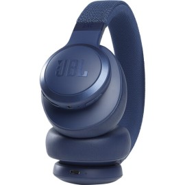 JBL Live 660NC Noise-Canceling Wireless Over-Ear Headphones (Blue)
