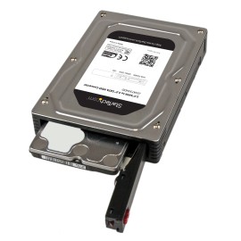 StarTech 2.5" to 3.5" SATA HDD/SSD Adapter Enclosure - External Hard Drive Converter with HDD/SSD Height up to 12.5mm