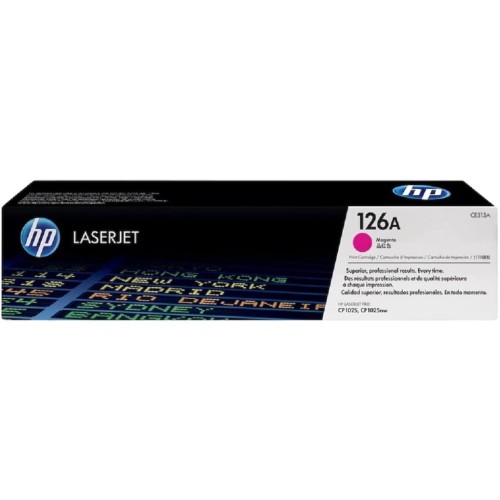 HP #126A Magenta Toner Cartridge | Works with HP LaserJet Pro 100 color MFP M175 Series, HP LaserJet Pro CP1025 Series, HP TopShot LaserJet Pro M275 MFP Series