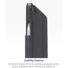 ZAGG Pro Keys Keyboard and folio case backlit Bluetooth QWERTY for Apple 10.9-inch iPad Air