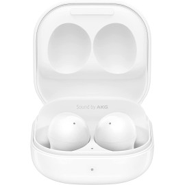 SAMSUNG Galaxy Buds 2 True Wireless Earbuds Noise Cancelling Ambient Sound Bluetooth Lightweight Comfort Fit Touch Control US Version, White
