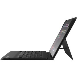 ZAGG Rugged Messenger Keyboard and folio case backlit Bluetooth black keyboard, black case
