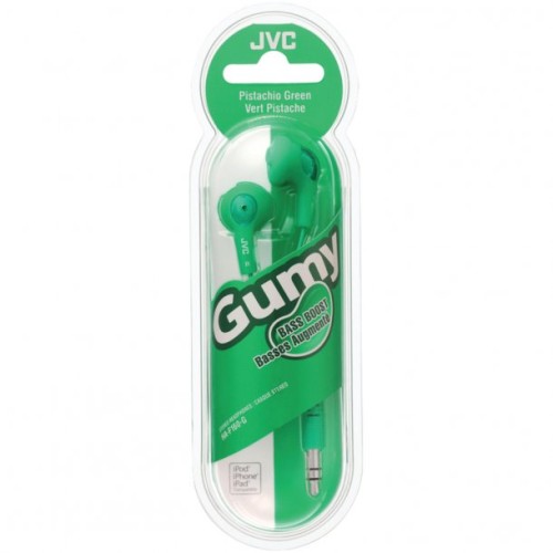 JVC HAF160G Gumy Earbuds Green