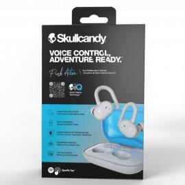 Skullcandy Push™ Active In-Ear True Wireless Stereo Bluetooth® Earbuds with Microphone (Light Gray/Blue)